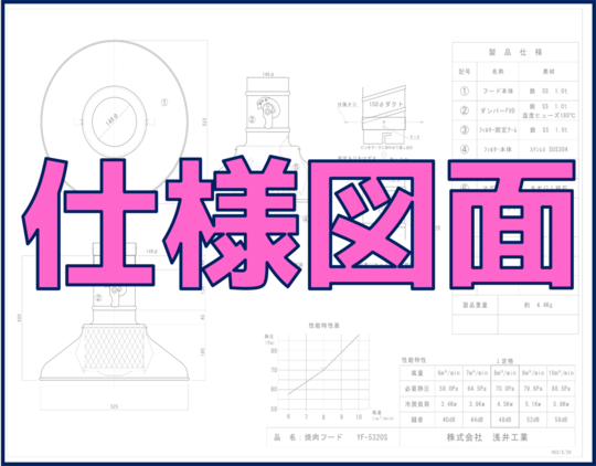 薄型フード(YF-5320S) 薄型フード(YF-5320S)